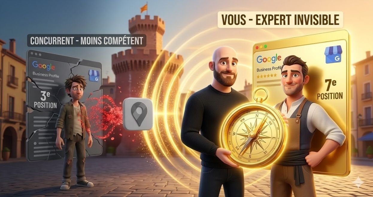 Comparaison classement Google Maps artisans