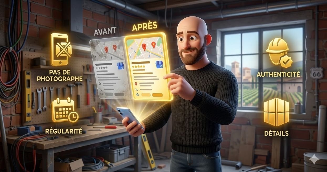 Photos de chantier pour Google Business Profile